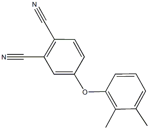 4-(2,3-dimethylphenoxy)phthalonitrile 化学構造式