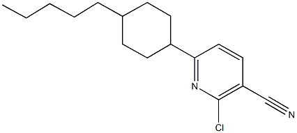 2-chloro-6-(4-pentylcyclohexyl)nicotinonitrile Structure
