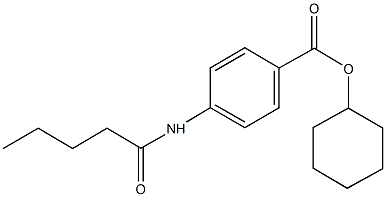 cyclohexyl 4-(pentanoylamino)benzoate,302805-53-4,结构式