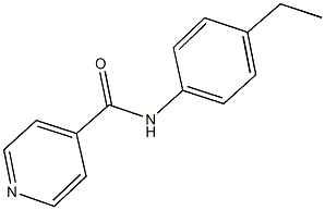 N-(4-ethylphenyl)isonicotinamide Structure