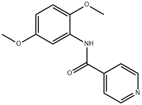 N-(2,5-dimethoxyphenyl)isonicotinamide,302806-30-0,结构式