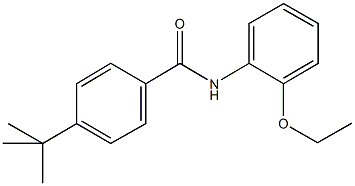 4-tert-butyl-N-(2-ethoxyphenyl)benzamide Struktur