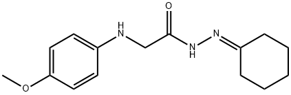 302909-62-2 N'-cyclohexylidene-2-(4-methoxyanilino)acetohydrazide