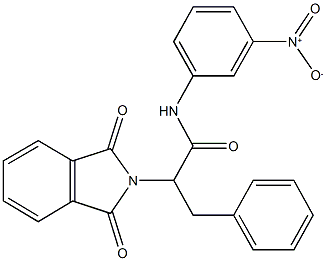 2-(1,3-dioxo-1,3-dihydro-2H-isoindol-2-yl)-N-{3-nitrophenyl}-3-phenylpropanamide|