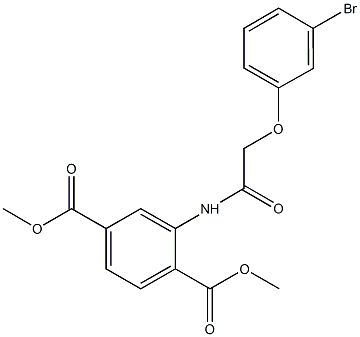 dimethyl 2-{[(3-bromophenoxy)acetyl]amino}terephthalate|