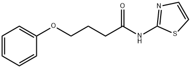 4-phenoxy-N-(1,3-thiazol-2-yl)butanamide Struktur