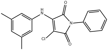 303034-07-3 3-chloro-4-(3,5-dimethylanilino)-1-phenyl-1H-pyrrole-2,5-dione