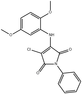 303034-11-9 3-chloro-4-(2,5-dimethoxyanilino)-1-phenyl-1H-pyrrole-2,5-dione