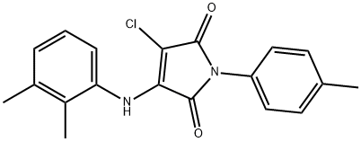 303034-24-4 3-chloro-4-(2,3-dimethylanilino)-1-(4-methylphenyl)-1H-pyrrole-2,5-dione
