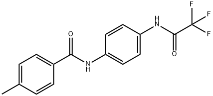 4-methyl-N-{4-[(trifluoroacetyl)amino]phenyl}benzamide Structure