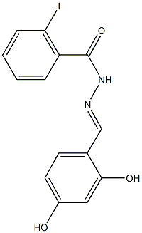 N'-(2,4-dihydroxybenzylidene)-2-iodobenzohydrazide Structure