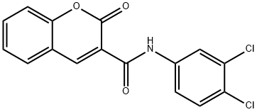 N-(3,4-dichlorophenyl)-2-oxo-2H-chromene-3-carboxamide,303093-15-4,结构式