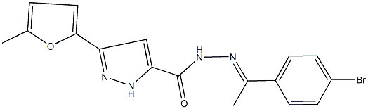 N'-[1-(4-bromophenyl)ethylidene]-3-(5-methyl-2-furyl)-1H-pyrazole-5-carbohydrazide Structure