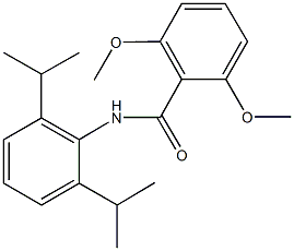 N-(2,6-diisopropylphenyl)-2,6-dimethoxybenzamide Structure