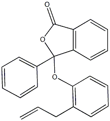 3-(2-allylphenoxy)-3-phenyl-2-benzofuran-1(3H)-one Structure