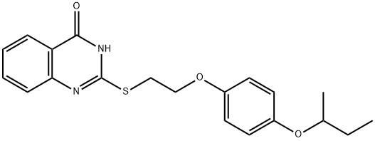 303132-85-6 2-{[2-(4-sec-butoxyphenoxy)ethyl]sulfanyl}-4(1H)-quinazolinone