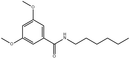 N-hexyl-3,5-dimethoxybenzamide Structure