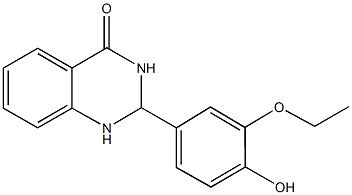 2-(3-ethoxy-4-hydroxyphenyl)-2,3-dihydro-4(1H)-quinazolinone|