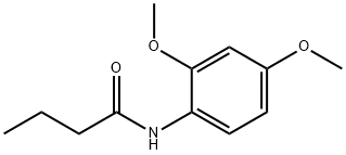 N-(2,4-dimethoxyphenyl)butanamide Struktur