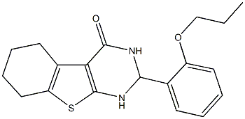2-(2-propoxyphenyl)-2,3,5,6,7,8-hexahydro[1]benzothieno[2,3-d]pyrimidin-4(1H)-one|