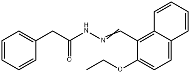 N'-[(2-ethoxy-1-naphthyl)methylene]-2-phenylacetohydrazide Structure