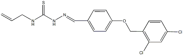 4-[(2,4-dichlorobenzyl)oxy]benzaldehyde N-allylthiosemicarbazone Struktur