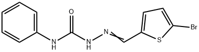 5-bromo-2-thiophenecarbaldehyde N-phenylsemicarbazone,303211-96-3,结构式