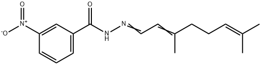 303213-08-3 N'-(3,7-dimethyl-2,6-octadienylidene)-3-nitrobenzohydrazide