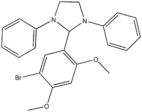 2-(5-bromo-2,4-dimethoxyphenyl)-1,3-diphenylimidazolidine,303213-10-7,结构式