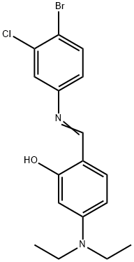 303214-06-4 2-{[(4-bromo-3-chlorophenyl)imino]methyl}-5-(diethylamino)phenol