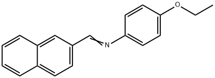 N-(4-ethoxyphenyl)-N-(2-naphthylmethylene)amine 化学構造式