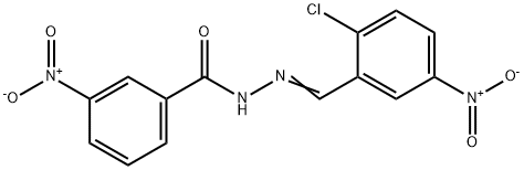 N'-{2-chloro-5-nitrobenzylidene}-3-nitrobenzohydrazide,303214-49-5,结构式