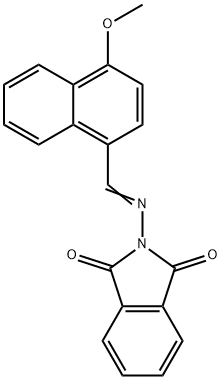 2-{[(4-methoxy-1-naphthyl)methylene]amino}-1H-isoindole-1,3(2H)-dione|