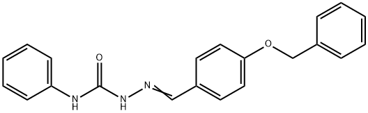 4-(benzyloxy)benzaldehyde N-phenylsemicarbazone Structure