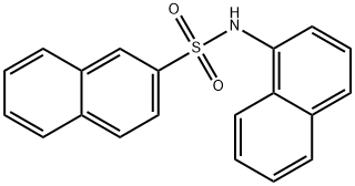 N-(1-naphthyl)-2-naphthalenesulfonamide 化学構造式