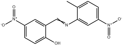 4-nitro-2-[({5-nitro-2-methylphenyl}imino)methyl]phenol,303758-93-2,结构式