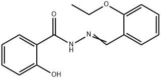 N'-(2-ethoxybenzylidene)-2-hydroxybenzohydrazide 结构式