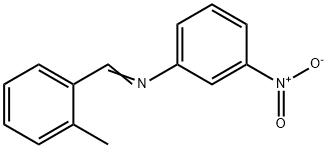 N-(2-methylbenzylidene)-3-nitroaniline 化学構造式