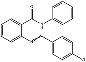 2-[(4-chlorobenzylidene)amino]-N-phenylbenzamide,303762-01-8,结构式