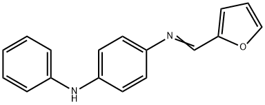 N-(4-anilinophenyl)-N-(2-furylmethylene)amine Structure