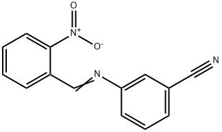 3-({2-nitrobenzylidene}amino)benzonitrile,303769-39-3,结构式