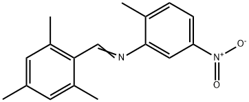 N-(mesitylmethylene)-2-methyl-5-nitroaniline Structure