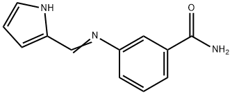 3-[(1H-pyrrol-2-ylmethylene)amino]benzamide Structure