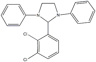 2-(2,3-dichlorophenyl)-1,3-diphenylimidazolidine Struktur