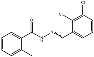 N'-(2,3-dichlorobenzylidene)-2-methylbenzohydrazide Structure