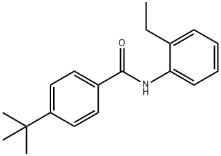 4-tert-butyl-N-(2-ethylphenyl)benzamide Struktur