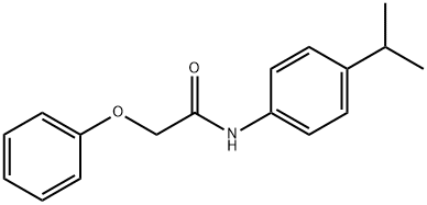 N-(4-isopropylphenyl)-2-phenoxyacetamide,303989-15-3,结构式