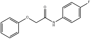 N-(4-fluorophenyl)-2-phenoxyacetamide Structure