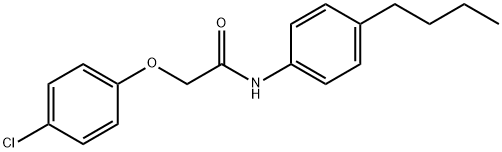 N-(4-butylphenyl)-2-(4-chlorophenoxy)acetamide Structure