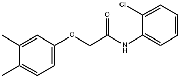 N-(2-chlorophenyl)-2-(3,4-dimethylphenoxy)acetamide Structure